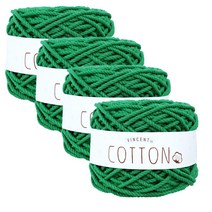 빈센트코튼 36합 뜨개실 80g 4p, 423 그린