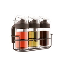 루미낙 오일&소스병 250ml x 3p + 와이어홀더 세트, 1세트