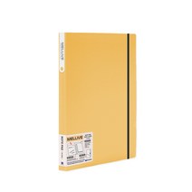 희망화일 멜리브 노트패드커버 + 리갈패드, 옐로우, 1세트