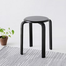 마켓비 MEKNAN 원형스툴 44, 다크브라운