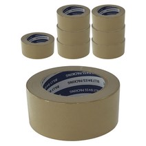 크라프트 테이프 수축포장 48mm x 40m, 갈색, 8개