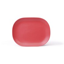 보울보울 레트로라인 오발플레이트, 로제핑크, 1개