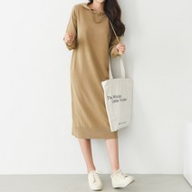 엄짱 임부복 마틸 후드 니트원피스