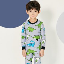 유니프랜드 아동용 그린디노 오가닉 기모30수 후라이스9부 내의 상하세트