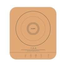 단미 미니 인덕션 IH 전기레인지 1구, DA-IN02mini(로즈골드)