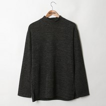 머시따 남성용 베이직 반폴라니트