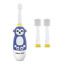 메가텐 키즈소닉 원숭이 전동칫솔 + 리필헤드 2p, MB-KS6008MO