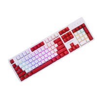 마이크로닉스 MANIC X50 4세대 광축 PBT 게이밍 키보드, MANIC X50 Gaming Keyboard, 화이트, 일반형