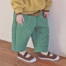 고잉키즈 아동용 호박 누비팬츠