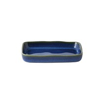 까사무띠 쎄나 직사각 접시 10cm, 블루