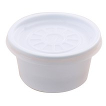다용도 화이트 소스컵 210ml 윗면 9.5cm x 높이 5cm, 100개입, 1개