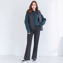 토마토팩토리 여성용 본딩기모 롱부츠컷 슬랙스 1151-F