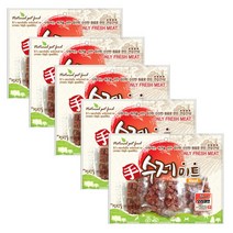 수제미트 강아지 건조간식 150g, 오리큐브, 5개