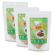 코스믹펫 강아지 수제간식 40g, 황태포, 3개