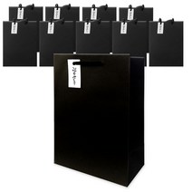 솔로몬샵 1500 도로시 종이 쇼핑백 10p, 검정