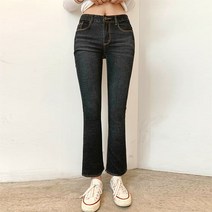 오키진 여성용 꾸꾸 부츠컷 스판 청바지
