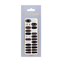 베르니아옹글스 리얼 젤네일 스티커 24p + 미니 파일 + 파일 + 알콜솜 2p 세트, V-87 어반베이직, 1세트