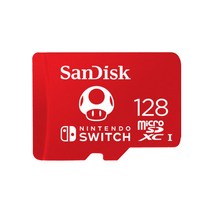 샌디스크 닌텐도 스위치 마이크로 SD카드 메모리카드 128 256 400 512, 128GB