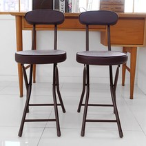 베르니 등받이 인테리어 의자 2p, 브라운