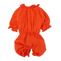 퍼피엔젤 WUJUJU PONCHAN 반려동물 오버롤 PA-OR340, 357 ORANGE