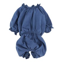 퍼피엔젤 WUJUJU PONCHAN 반려동물 오버롤 PA-OR340, 718 BLUE