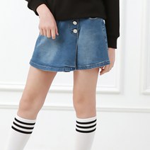 제이키드 여아용 주니어 티니 청 치마 바지