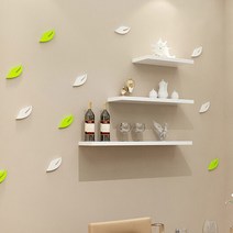 21세기트랜드 150 일자 벽선반 3종세트, 화이트