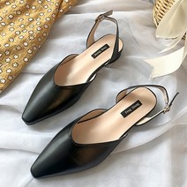 콩 K SHOES 카르마 섹슈얼 플랫 슬링백 슈즈