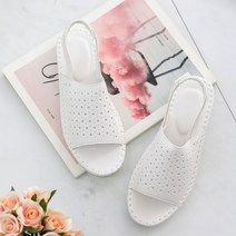 펀칭 글리터 스트랩샌들