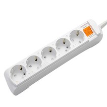 지앤탭 접지 통합절전형 멀티탭 5구 GS-C16A5 + 안전커버 랜덤발송 2p 세트, 6m, 1세트