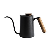 칼딘 브루오 커피 핸드 드립 포트 600ml, 블랙, 1개