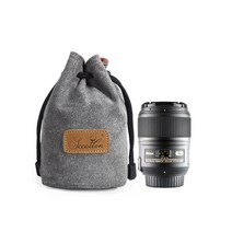 콩 K mera 충격방지 DSLR 렌즈 파우치 그레이 S, 1개