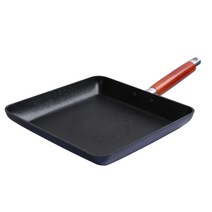 쿡앤쿡 로얄블루 오일로드 사각 계란말이 프라이팬, 왕대(26 x 26 x 4.3 cm), 1개