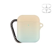 머큐리 그라데이션 디자인 키링 에어팟 케이스 + 철가루 방지 스티커, 그라데이션05