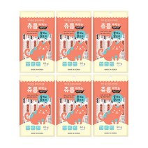 츄릅 짜먹는 고양이간식 스틱형 60g, 참치 + 닭고기 혼합맛, 6개