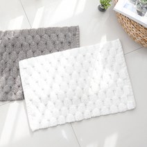 마일드 발매트 2종세트, 그레이, 아이보리