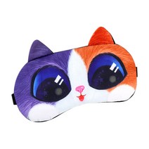 동물 그래픽 안대 9 반반 고양이, 1개입, 1개