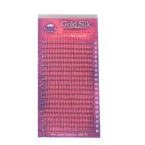 하나 골드실크 래쉬 3D 인조 속눈썹 C 0.05 13mm, 블랙, 1세트