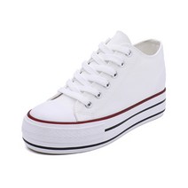 마켓에이 여성 키높이 반하이 캔버스화