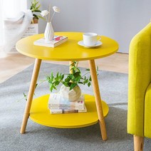 따니네 더블 미니 테이블 ZZ002 59 x 39 x 52 cm, 옐로우