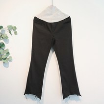 이얀 임산부용 라운드 컷팅바지