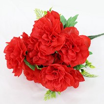 조아트 조화 성묘꽃 12대 카멜로즈 3p, 레드