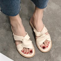 라블 여성용 내츄럴 꼬임 슬리퍼