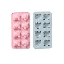 유미상사 실리콘 수제케이크 쿠키 몰드 2종세트 BG029, 핑크, 블루, 1세트