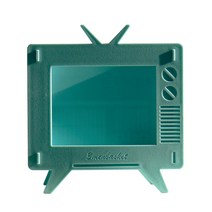 세남자바스켓 레트로TV 거치대 블럭어항, 레트로블루