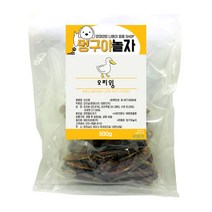 멍구야놀자 강아지 수제 건조간식, 오리윙, 1개