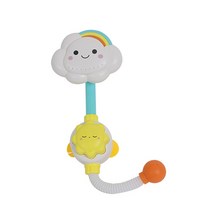 베이블퓨어리 무지개 아기구름 목욕 놀이 완구, 혼합색상