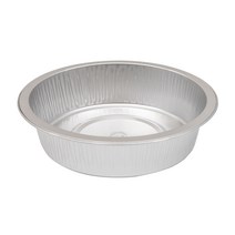 더담다 일회용 알루미늄 원형용기 + 뚜껑 소, 1개입, 50개