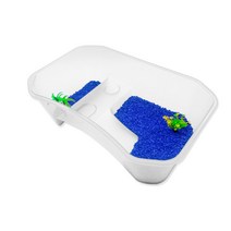 아쿠아테라 거북이 멀티하우스 어항 플로워링 세트 NX-11, 어항(화이트), 스톤(블루), 수초(혼합색상)
