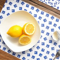 왈가닥스 해피데이즈 플레이스 매트 Its indigo 32p, 05. Cube, 410 x 275 mm